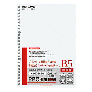 �i�܂Ƃ߁j �R�N�� PPC�p���i���p���j B5 26�� 70g KB-105H26 1���i100���j �y×15�Z�b�g�z