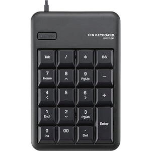 �i�܂Ƃ߁j �G���R�� USB�ڑ� �e���L�[�p�b�h �����u���� �u���b�N TK-TCM011BK�^RS 1�� �y×5�Z�b�g�z