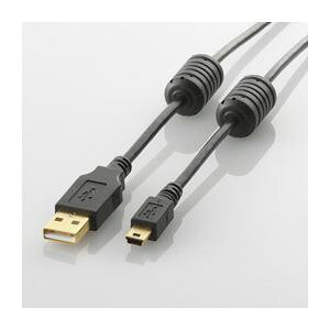 (�܂Ƃ�)�G���R�� �t�F���C�g�R�A�t��USB2.0�P�[�u�� U2C-MF10BK�y×5�Z�b�g�z