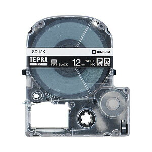 �i�܂Ƃ߁j �L���O�W�� �e�v�� PRO �e�[�v�J�[�g���b�W �r�r�b�h 12mm ���^������ SD12K 1�� �y×5�Z�b�g�z