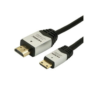 �i�܂Ƃ߁jHORIC HDMI MINI�P�[�u�� 2m �V���o�[ HDM20-015MNS�y×5�Z�b�g�z