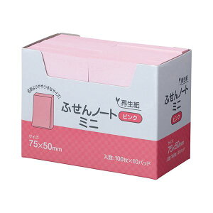 (�܂Ƃ�) �X�K�^ �ӂ��� �m�[�g�~�j 75×50mm �s���N P7550PK 1�Z�b�g(30���F10��×3�p�b�N) �y×2�Z�b�g�z