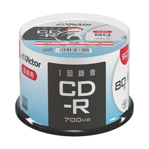 �i�܂Ƃ߁jJVC ���y�pCD-R 80��1-48�{���Ή� �z���C�g���C�h�v�����^�u�� �X�s���h���P�[�X AR80FP50SJ2 1�p�b�N�i50���j�y×2�Z�b�g�z