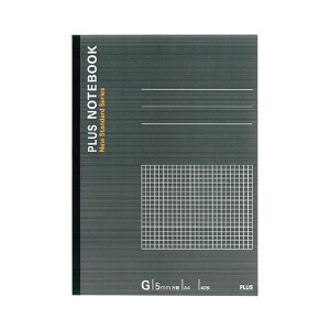 (�܂Ƃ�) �v���X �m�[�g�u�b�N A4G�r5mm���� 40�� �O���[ NO-204GS 1�� �y×50�Z�b�g�z