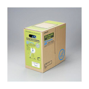 �G���R�� EU RoHS�w�ߏ���LAN�P�[�u��(Cat5e �P�� STP) �u���[ 300m LD-CTS300/RS 1��