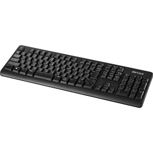 �o�b�t�@���[�i�T�v���C�j ����2.4GHz �t���L�[�{�[�h �u���b�N BSKBW120BK