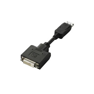 (�܂Ƃ�) �G���R��DisplayPort-DVI�ϊ��A�_�v�^ �f�B�X�v���C�|�[�g�I�X-DVI D24pin���X �u���b�N AD-DPDBK1�� �y×5�Z�b�g�z