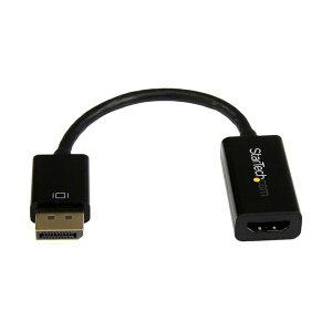 StarTech.com DisplayPort-HDMI 4K �I�[�f�B�I/�r�f�I �A�N�e�B�u�ϊ��A�_�v�^ DP2HD4KS 1��