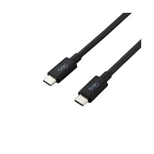 �y5�Z�b�g�z�G���R�� USB4�P�[�u��/C-C�^�C�v/�F�ؕi/PD�Ή�/40Gbps/0.8m/�u���b�N USB4-CC5P08BKX5