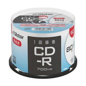 �i�܂Ƃ߁jJVC ���y�pCD-R 80��1-48�{���Ή� �z���C�g���C�h�v�����^�u�� �X�s���h���P�[�X AR80FP50SJ2 1�p�b�N�i50���j�y×5�Z�b�g�z
