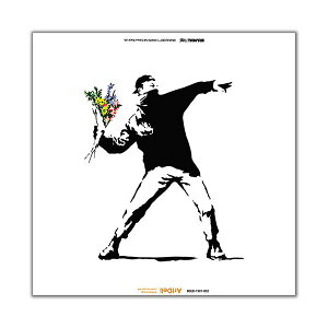 Digital Oasis Visual Sonic �A�[�g�p�l��Bluetooth�X�s�[�J�[ Banksy BDLD-1907-002