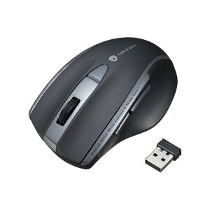 �T�����T�v���C �É����C�����X�u���[LED�}�E�X(5�{�^��) MA-WBL166BK �u���b�N