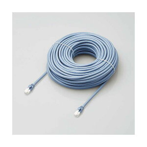 �G���R�� LAN�P�[�u��/CAT6A�Ή�/EU RoHS�w�ߏ���/�ܐ܂�h�~/�ȈՃp�b�P�[�W�d�l/30m/������/�u���[ LD-GPAT/BU30/RS
