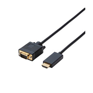 �y5�Z�b�g�z �G���R�� �ϊ��P�[�u��/HDMI-VGA/2.0m/�u���b�N CAC-HDMIVGA20BKX5