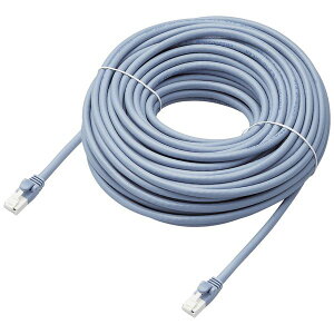 �G���R�� LAN�P�[�u���^CAT6A�Ή��^EURoHS�w�ߏ����^�ܐ܂�h�~�^�ȈՃp�b�P�[�W�d�l�^20m�^�������^�u���[ LD-GPAT�^BU20�^RS