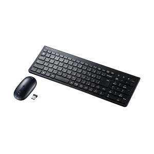 �T�����T�v���C �}�E�X�t�����C�����X�L�[�{�[�h �e���L�[�t�� �u���b�N SKB-WL31SETBK 1�Z�b�g