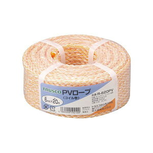 (�܂Ƃ�) TRUSCO PV���[�v 6mm×20m �R�C���� �� R-620PV 1�� �y×5�Z�b�g�z