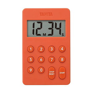 �i�܂Ƃ߁j�^�j�^ �f�W�^���^�C�}�[100���v�I�����W TD-415-OR 1�y×5�Z�b�g�z