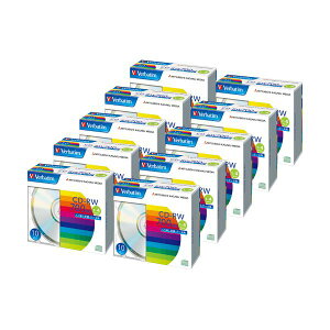 �o�[�x�C�^�� �f�[�^�pCD-RW700MB �u�����h�V���o�[ 5mm�X�����P�[�X SW80QU10V1C 1���i100���F10��×10�j