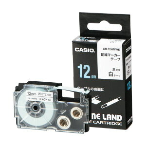 (�܂Ƃ�) �J�V�I NAME LAND�z���}�[�J�[�e�[�v 12mm×5.5m ��/������ XR-12HMWE 1�� �y×10�Z�b�g�z