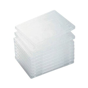 (�܂Ƃ�) �G���R�� DVD�g�[���P�[�X 1�����[�N���A CCD-DVD03CR 1�p�b�N(10��) �y×10�Z�b�g�z