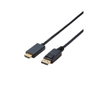�G���R�� �ϊ��P�[�u�� DisplayPort-HDMI 2.0m �u���b�N CAC-DPHDMI20BK