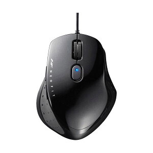 (�܂Ƃ�) �o�b�t�@���[ �L�� BlueLED5�{�^�� �l�I�t�B�b�g�}�E�X M�T�C�Y �u���b�N BSMBU510MBK 1�� �y×10�Z�b�g�z