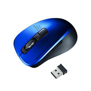 �T�����T�v���C �É����C�����X�u���[LED�}�E�X�i5�{�^���E�u���[�j MA-WBL153BL