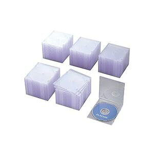 �G���R��Blu-ray/DVD/CD�v���P�[�X �X���� 1�����[ �N���A CCD-JSCS100CR1�Z�b�g(400��:100��×4�p�b�N)