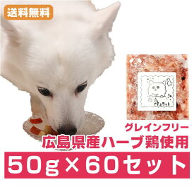 国産鶏使用生肉ペットフード わんナチュラット 3kg（50g×60セット）犬用肉 ドッグフード トッピング 肉 犬肉 いぬの食事 冷凍 肉 無添加 犬 手作りご飯 犬用 冷凍鶏肉 いぬのえさ 犬のえさ 無添加ドッグフード ウェットフード ウエットフード グレインフリー 高タンパク質