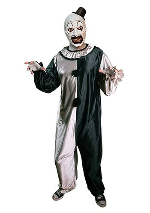 Terrifier Art The ピエロ コスチューム ハロウィン メンズ コスプレ 衣装 男性 仮装 男性用 イベント パーティ ハロウィーン 学芸会 Mars shop