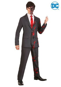 Men's Harvey Dent Two-Face Suit コスチューム ハロウィン メンズ コスプレ 衣装 男性 仮装 男性用 イベント パーティ ハロウィーン 学芸会