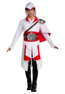 Assassin's Creed II Ezio Men's コスチューム ハロウィン メンズ コスプレ 衣装 男性 仮装 男性用 イベント パーティ ハロウィーン 学芸会