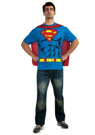 スーパーマン T-Shirt コスチューム ハロウィン メンズ コスプレ 衣装 男性 仮装 男性用 イベント パーティ ハロウィーン 学芸会