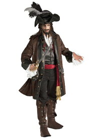 Authentic Caribbean 海賊 パイレーツ 大人用 コスチューム ハロウィン メンズ コスプレ 衣装 男性 仮装 男性用 イベント パーティ ハロウィーン 学芸会