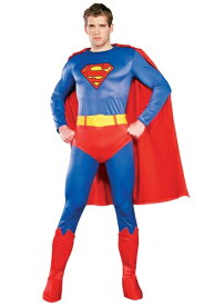 大人用 Authentic スーパーマン コスチューム ハロウィン メンズ コスプレ 衣装 男性 仮装 男性用 イベント パーティ ハロウィーン 学芸会