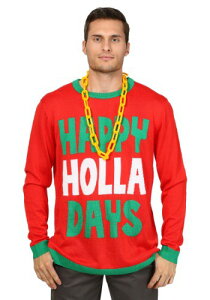 Happy Holla Days Ugly Christmas Sweater nEB Y RXv ߑ j  jp Cxg p[eB nEB[ w|
