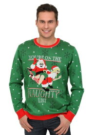 Naughty List Ugly Christmas Sweater ハロウィン メンズ コスプレ 衣装 男性 仮装 男性用 イベント パーティ ハロウィーン 学芸会