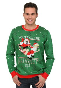 Naughty List Ugly Christmas Sweater nEB Y RXv ߑ j  jp Cxg p[eB nEB[ w|