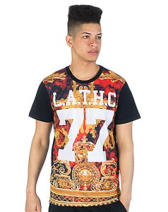 L.A.T.H.C LATHC 77 BLACK ubN  RED bh  GOLD S[h  io[ S T[X@c[nEXNu TVc 