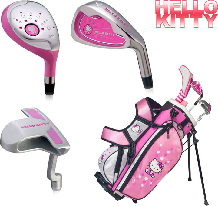楽天市場】ハローキティゴルフ ジュニアセット Hello Kitty Golf 