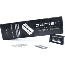 parker 両刃カミソリ 替刃 5枚×20ケース 計100枚入り | 一枚刃 t字カミソリ かみそり 剃刀 替え刃 ボディ うで 髭剃り 男性 女性 プロ ムダ毛 理容 剃刀 散髪 顔剃り 髭 ひげそり ギフト プレゼント