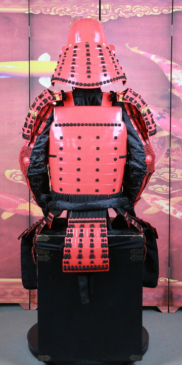 楽天市場】等身大 甲冑 赤備桶側 二枚胴当世具足 レプリカ 兜 鎧 