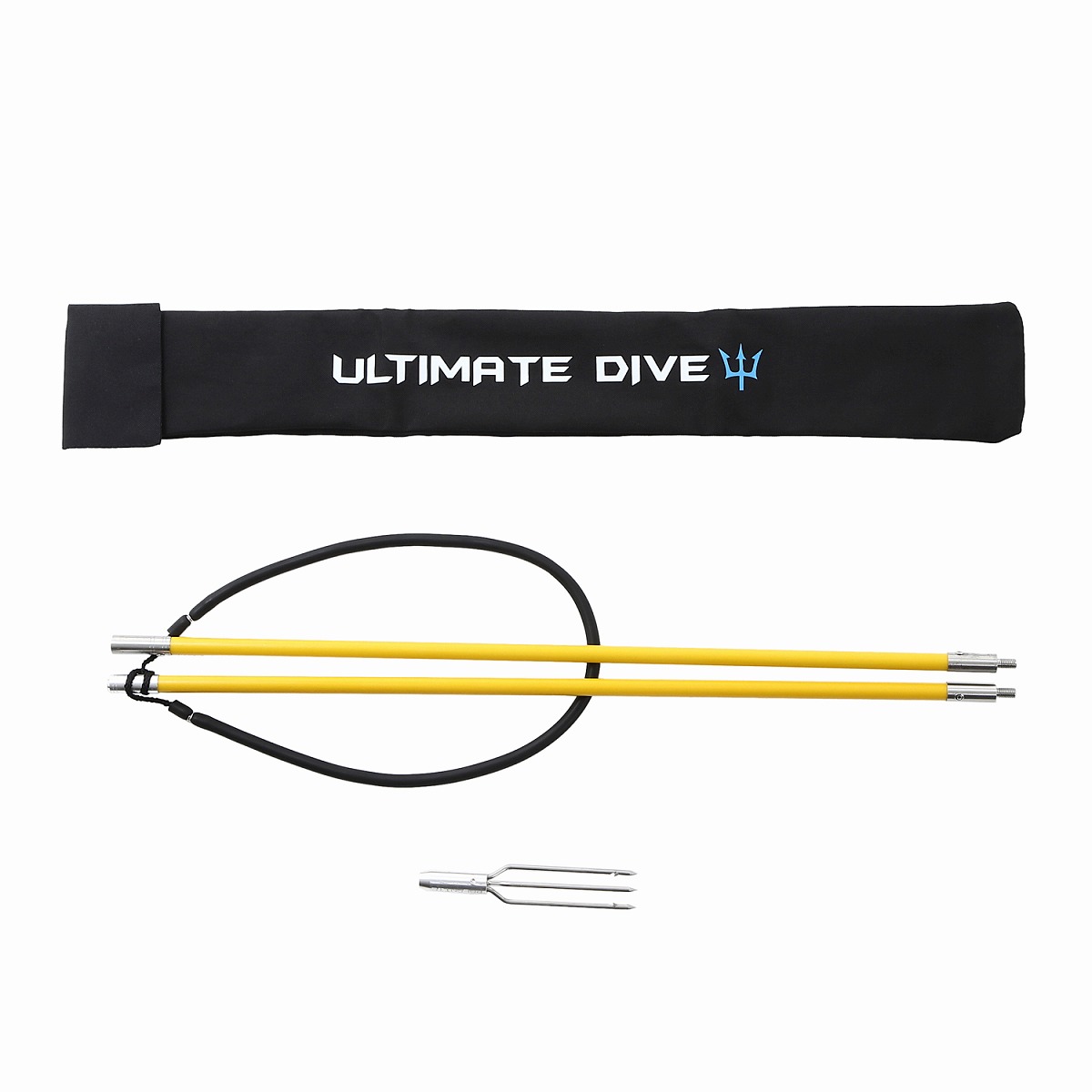 楽天市場】Ultimate Dive グラスファイバー 2ピース 135cm 手銛 3又