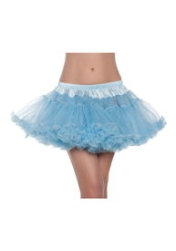 《30日 全品5%OFFクーポン》12\” Sky Blue 2-Layer Petticoat クリスマス ハロウィン コスプレ 衣装 仮装 小道具 おもしろい イベント パーティ ハロウィーン 学芸会 学園祭 学芸会 ショー お遊戯会 二次会 忘年会 新年会 歓迎会 送迎会 出し物 余興 誕生日 発表会