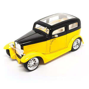 ラッキー 1931 フォード Model A Custom Yellow 1/18 | ダイキャストカー ダイキャスト 車のおもちゃ 車 おもちゃ コレクション ミニチュア ダイカスト モデルカー ミニカー アメ車 ギフト プレゼント