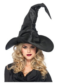 Large Ruched Witch 帽子 ハット ハロウィン コスプレ 衣装 仮装 小道具 おもしろい イベント パーティ ハロウィーン 学芸会