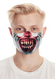 Razor Teeth ピエロ Face マスク ハロウィン コスプレ 衣装 仮装 小道具 おもしろい イベント パーティ ハロウィーン 学芸会