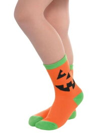 パンプキン Crew Socks | コスプレ 衣装 仮装 小道具 おもしろい イベント パーティ 発表会 デコレーション リボン アクセサリー メンズ レディース 子供 おしゃれ かわいい ギフト プレゼント