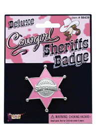 Pink Sheriff Badge ハロウィン コスプレ 衣装 仮装 小道具 おもしろい イベント パーティ ハロウィーン 学芸会